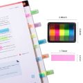 Sticky Note Flags,300 Pcs Total,Pack of 5 Color Tabs,Strip Tabs. 