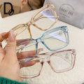 Ultralight Cool Tawny Myopic Glasses Female Transparent Frame Ins Girl New. 
