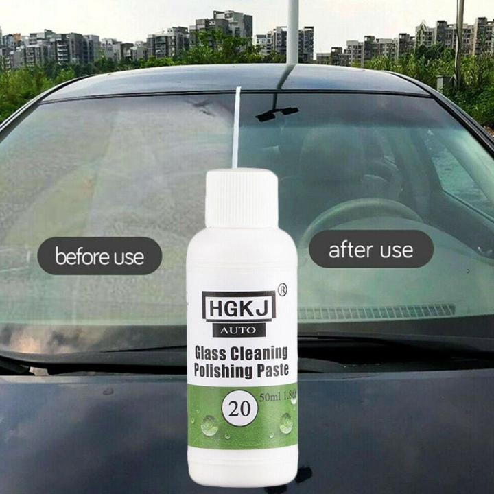 20ml 50ml glass oil film cleaning and Polishing Paste car repair safety accessories cleaner
