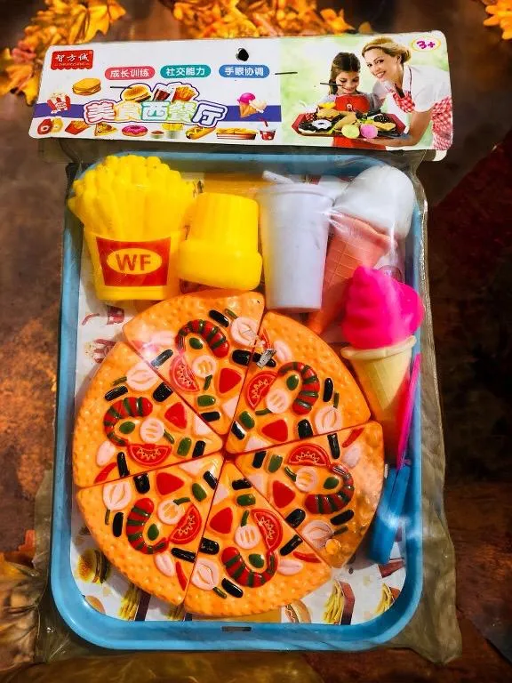 Ice Cream Non Toxic Play Food Cake Party Cut Set Ice-Cream Food