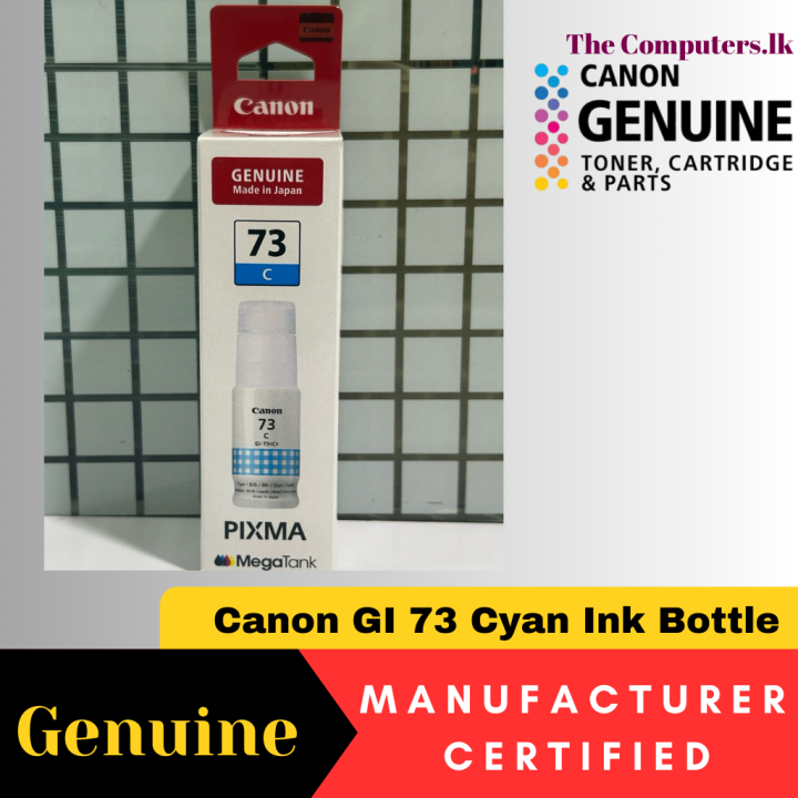 Canon GI 73 Cyan Ink Bottle