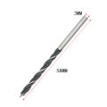 10pcs Woodworking Twist Drill Bit Wood Drills With Center Point Hole Sawcarpentry Tools 3/4mm Diameter For Woodworking Carving. 