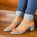 Stylish Women Box Heels. 
