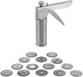Stainless Steel Kitchen Press Gripo String Hopper Idiyappam Maker and Sev Murukku & Mixer Maker with 15 Different Jali Disk Blade (Made in India). 