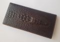 Genuine Leather Crocodile Head Wallet. 