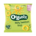 Organix Melty Sweetcorn Rings Organic Baby Finger Food Snack 20G. 