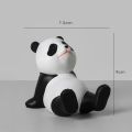 Panda Figurines For Interior Universal Cell Mobile Phone Stand Holder Modern Resin Sculpture Statue Home Office Desk Decor. 