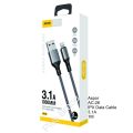 Aspor AC-26 3.1A USB to Lightning Fast Charging Cable For IPhone. 