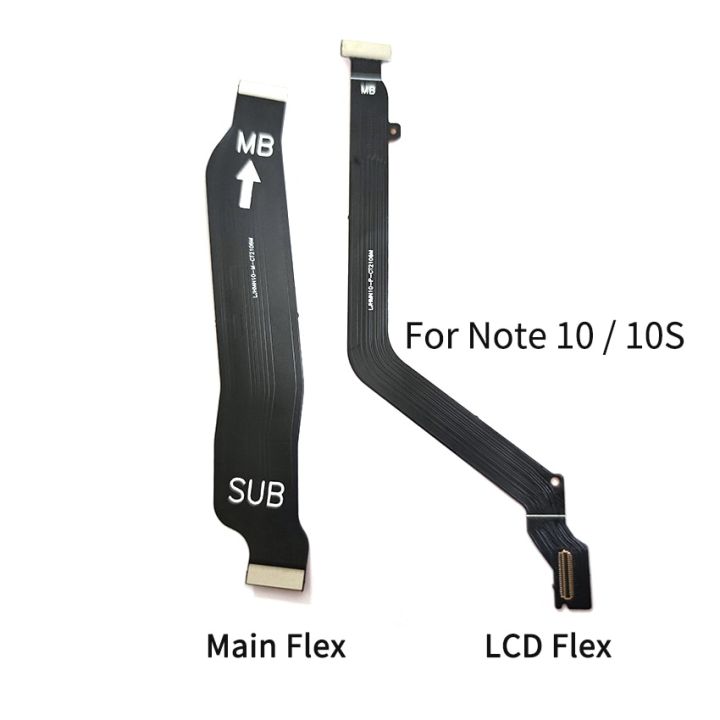 For Xiaomi Redmi Note 10 10S 10T Pro Lite 5G Main Board Connector USB Board LCD Display Flex Cable Repair Parts
