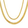 Gold Color 316l Stainless Steel Necklace Femme Boys Mens Chain Necklace Fashion Jewelry Punk Classic 4mm 7mm Snake Chain. 