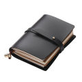 Style Solid Color Creative Fresh Loose-Leaf Notepad Student Stationery Diary Book PU Soft Leather Notebook. 