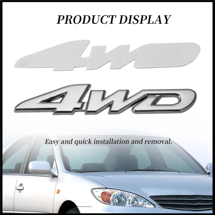 CGearuppt%204WD%20Displacement%20Car%20Chromed%20Emblem%20Badge%20Car%20Sticker%20Logo%20-%20Image%205