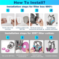 Full Face Respirator Gas-Mask - Anti-Fog Reusable Respirator Mask for Painting, Chemical, Polishing, Welding. 