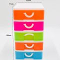 Mini Plastic Drawer Set 5 Drawers. 