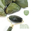 Natural Jade Roller Gua Sha Set Massager For Face Gouache Scraper Roller Set Facial Skin Care Beauty Health Massage Tools. 