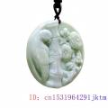 Green Natural Real Jade Parrot Pendant Necklace Talismans Gemstones Designer Luxury Gifts for Women Men Gift Accessories. 
