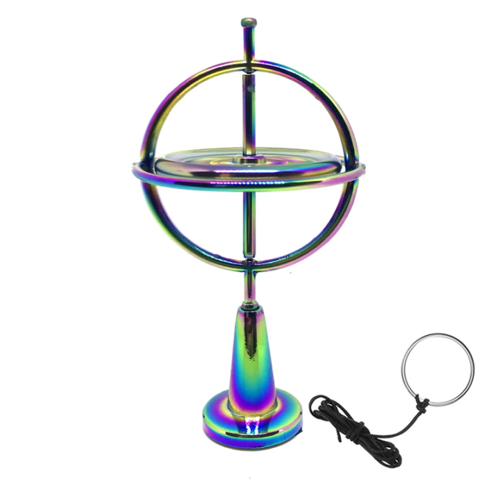 Gyroscopic Computer Case Desktop Balancing Gyroscope Colorful Gyroscope Anti-Gravity ...