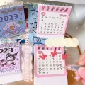 [ Wholesale Prices ] 2023 Cartoon Desk Calendars Cute Plans Writting Paper Calendar Foldable Mini Standing Notebook Creative Student Tabletop Ornament For Office School Family. 