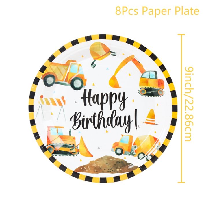 Construction%20Disposable%20Tableware%20Birthday%20Party%20Decor%20Kids%20Boy%20Engineering%20Vehicle%20Theme%20Tableware%20Party%20Supplies%20Baby%20Shower%20-%20Image%207