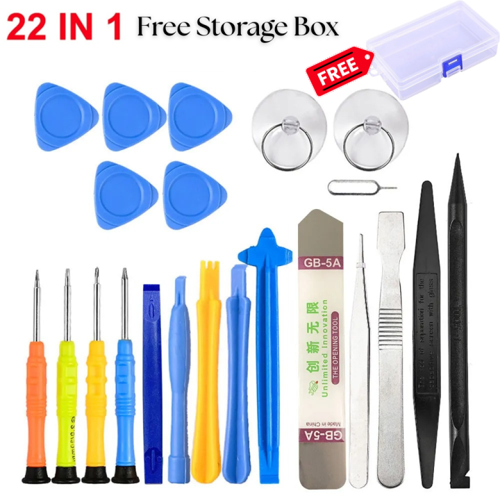 22 in 1 Mobile Phone Repair Tools Kit Screwdriver Set for iPhone iPad ...