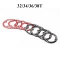 bike parts ZEROING MTB 104BCD Chainrings Crown Sprocket Teeth Disc 32 34 36 38T Crankset Sprocket Narrow Wide Chain Wheel MTB Bicycle Parts. 