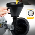 2-In-1 Refueling Funnel With Strainer Can Spout For Oil Water Fuel Petrol Diesel Gasoline For Auto Car Motorcycle Bike Truck ATV. 