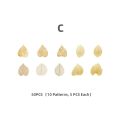 Sweet Journal 50PCS Fallen Leaves Series Washi Tape Irregular Stickers INS Album Diary Journal Decorative Scrapbooking Masking Tapes Sticker. 