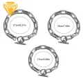 Durable ium Steel Bracelet Stylish ium Steel Chain Bracelet with Toggle Clasp for Daily Wear Parties Trendy Accessory for Men Women Highlight Match Accessory. 