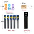 【HOT】 0.3, 0.5, 0.7, 0.9, 1.3, 2.0Mm Metal Mechanical Pencil With Lead Refills Set Student Art Sketch Drafting Automatic Pencil School. 