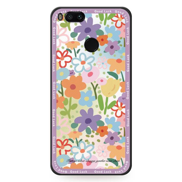 Graffiti%20Phone%20Pouch%20Phone%20Case%20For%20Xiaomi%20Mi%205X/A1%20Durable%20flower%20Protective%20Full%20wrap%20Anti-dust%20Silicone%20TPU%20Soft%20case%20-%20Image%206