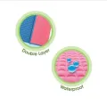 Baby Cot Sheet Rubber Cot Sheet Cot Sheet Air Filled Printed Size - 90cm x 60cm. 