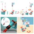 Kids Cleaning Toy Set Cleaning Tools Pretend Play Toy Toys Cleaning Set Role Play Toy Basic Skills for Children Kids Toddlers Birthday Gifts. 
