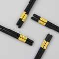 5 Pairs Alloy Chopsticks - Reusable Fiberglass Alloy Non Slip Japanese Chinese Korean Chop Sticks Pack by ZinZen. 