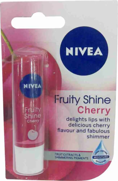 NIVEA%20Lip%20Balm%20Fruity%20Shine%20%E2%80%93%20CHERRY%20/%20KIRAZ%20with%20SPF%2015%20Delicious%20Cherry%20Aroma,%20Nlbc%20-%20Image%206