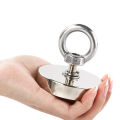 Super Strong Magnets N52 Iman Ima Magnetic Fishing Magneat with Countersunk Hole Eyebolt for Salvage Magnetic Fishing. 