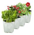 UV Treated 16*16inch home garden seed planting 10pcs UV grow bags. 
