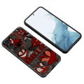 Anime H-Helluva Boss Phone Case For Samsung Galaxy S23 S21 S20 FE S24 S22 Ultra S10E S10 S9 S8 Plus Black Silicone Cover. 