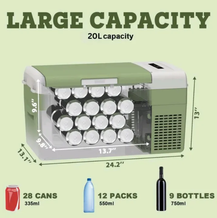 Setpower%20FC20%2012%20Volt%20Cooler%20Fridge%20Small%20Electric%20Cooler%20For%20Car%20%7C%2021Qt%20Green%20-%20Image%206