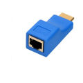 【VogueVenture】30m 2pcs HDMI Network Extender Mini RJ45 Ports to 30m HDMI Extension Over CAT-5E/6 UTP LAN Ethernet Cable Adapter Converter. 