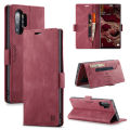 For Samsung Galaxy Note 10 Plus Phone Case Magnetic Leather Wallet Card Slot Retro Flip Cover Casing. 