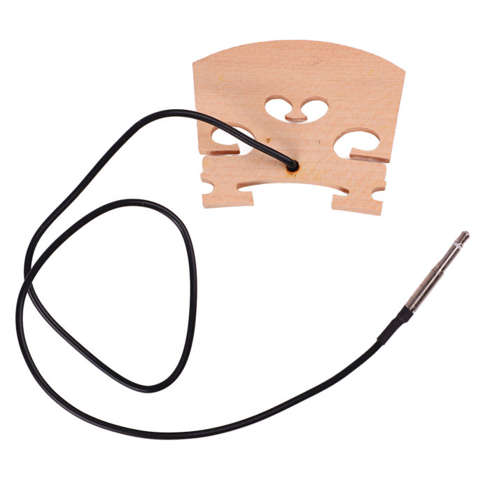 Wooden%204/4%20Violin%20Bridge,%20Excellent%20High%20Sensitivity%20Pickup%20Violin%20Maple%20Bridge%20for%20Preamplifier%20-%20Image%206