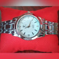 Rolex ladies women luxury silver Watch. 