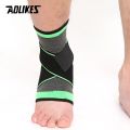 Sports Ankle Brace, Compression Ankle Support Sleeve, Elastic Nylon Breathable Adjustable Ankle Protection Strap for Running, Cycling. 