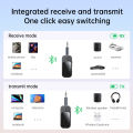 2 In 1 Multipoint Bluetooth 5.4 3.5mm AUX RCA TF Play HIFI Dual Stream Wireless Adapter With Mic. 