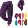 Ladies Aladin Pant Purple Color. 