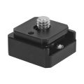 Tripod Adapter Cold Shoe Mount 1/4" Arri Anti-Loose Quick Release Swivel For Camera Flash Mic Holder. 