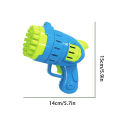 【HOT】 32 Hole Handheld Bubble Gun Game Interactive Outdoor Bubble Machine CHILDREN's Toy Bubble Gun Without Battery And Bubble Water. 