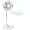 Portable Floor Standing Fan with Remote Controller,Foldaway Floor Fan, Telescopic Pedestal Fans for Personal Bedroom Office. 