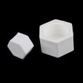 【ZOSR】10 Pcs PVC Pipe End Plugs 1/2'',3/4'',1'' Male Thread Drip Irrigation Fittings Garden Tube Waterstop Caps Pipe Connector. 