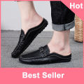 【ALLGOOD】Korean Half Shoes for men Half Slippers Flat Beach Young Sandals Lazy Shoes Loafers for men New Fashion Casual Shoes Mules for men. 